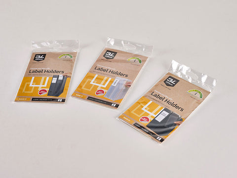 3L Polypropylene Clear Pocket Labels