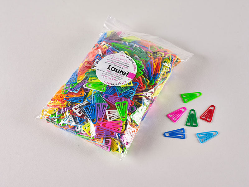 Polystyrene paper clips, 21mm Assorted Colours – Archival Survival
