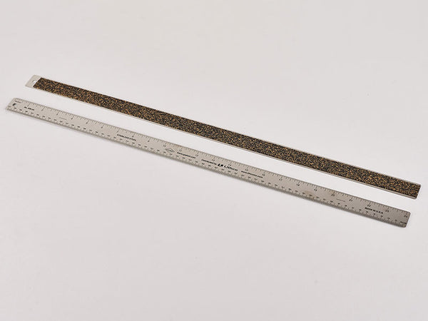 Corked Ruler Stainless steel cork backed ruler 610mm x 32mm (24